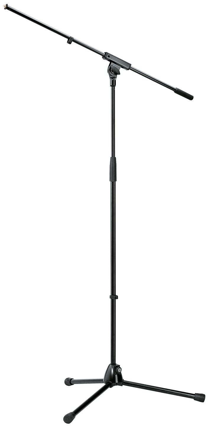 K&M 21060-300-02 микрофонная стойка 'журавль', высота 925-1630 мм, длина журавля 805 мм, цинковое основание, вес 3 кг, черная