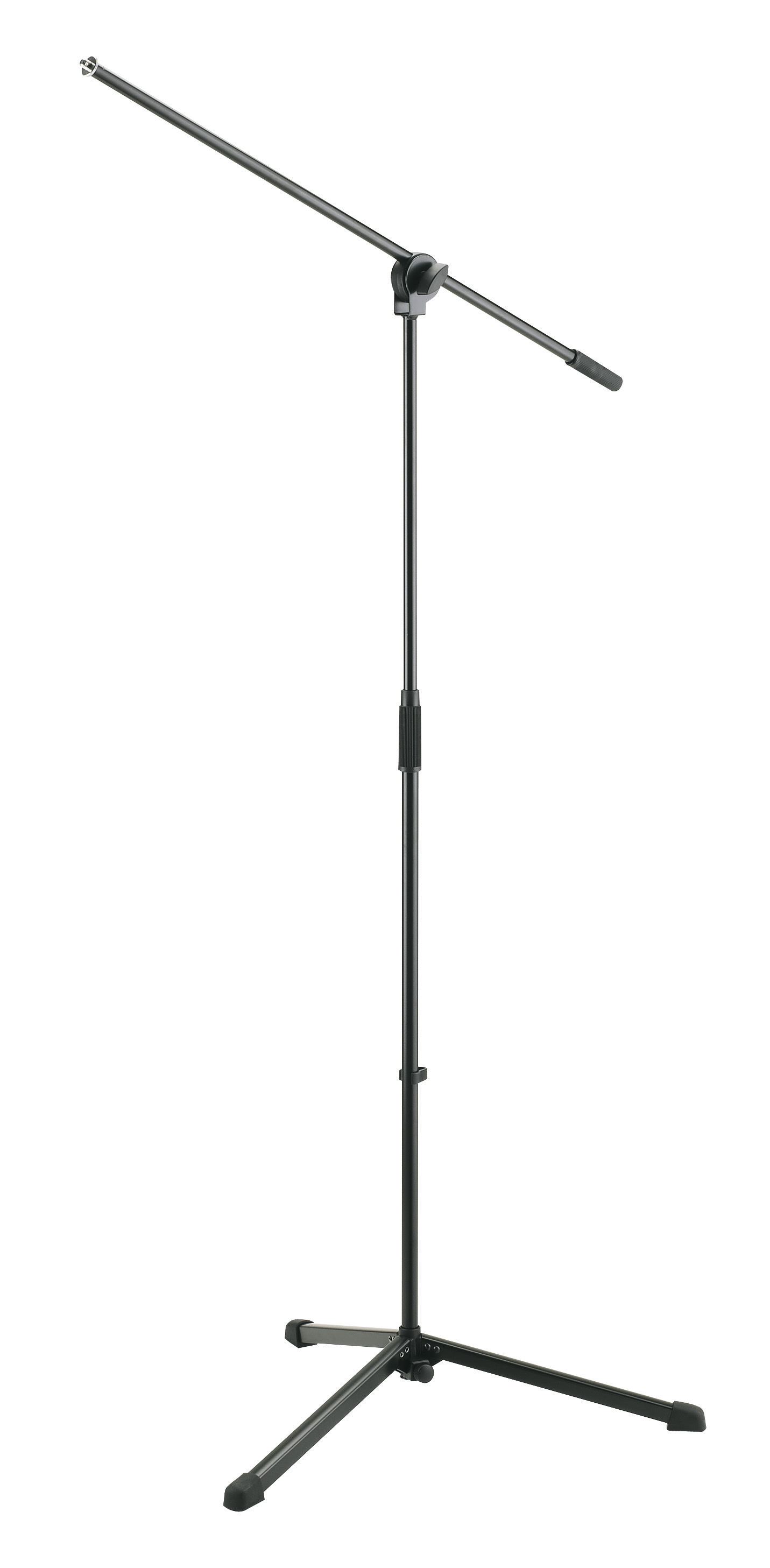 K&M 25400-300-55 микрофонная стойка 'журавль', высота 890-1600 мм, длина журавля 680 мм, цвет черный