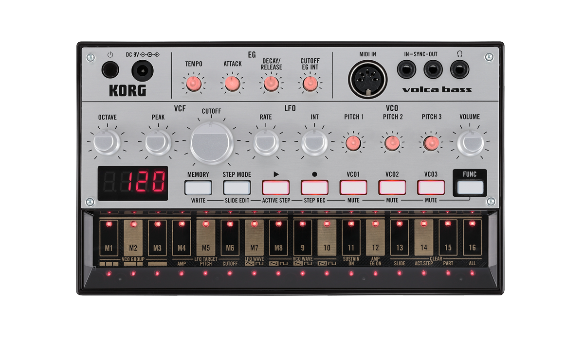 KORG Volca Bass аналоговая бас-машина