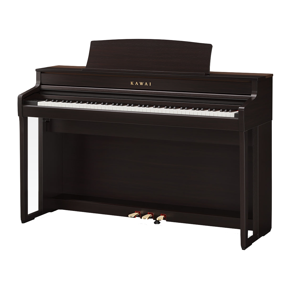 KAWAI CA501 R - цифровое пианино, 88 клавиш, банкетка, механика Grand Feel Compact, цвет палисандр