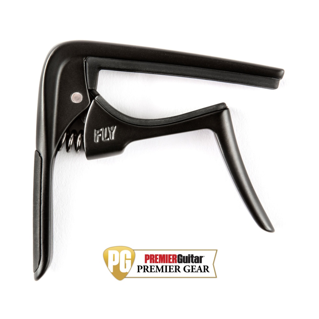 63CBK Trigger Fly Capo Curved Каподастр, черный, Dunlop