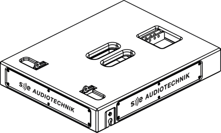 SE Audiotechnik M-F3A SF Рама для монтажа M-F3A на сабвуфер SUB210BP, черная