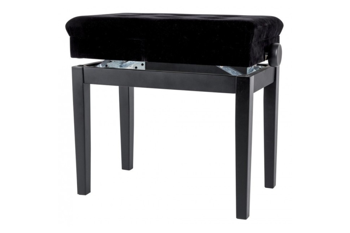 GEWA Piano bench Deluxe Compartment Black highgloss банкетка для пианино