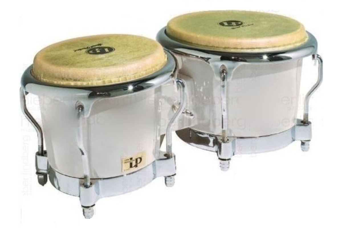 Latin Percussion LP200XF-WH Fiberglass Bongos бонго 7.25