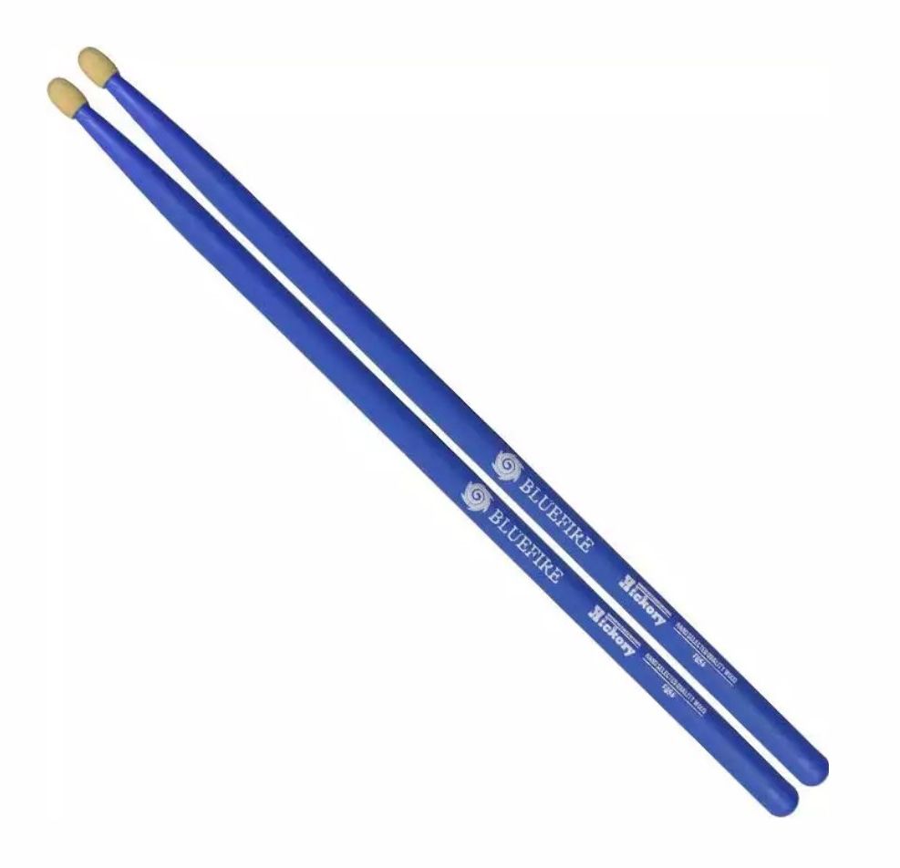 10104004 Colored Series Bluefire 5A BLUE Барабанные палочки, орех гикори, синие, HUN