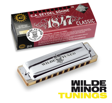 16221G 1847 Classic Wilde Minor Tuning G Губная гармошка, Seydel Sohne
