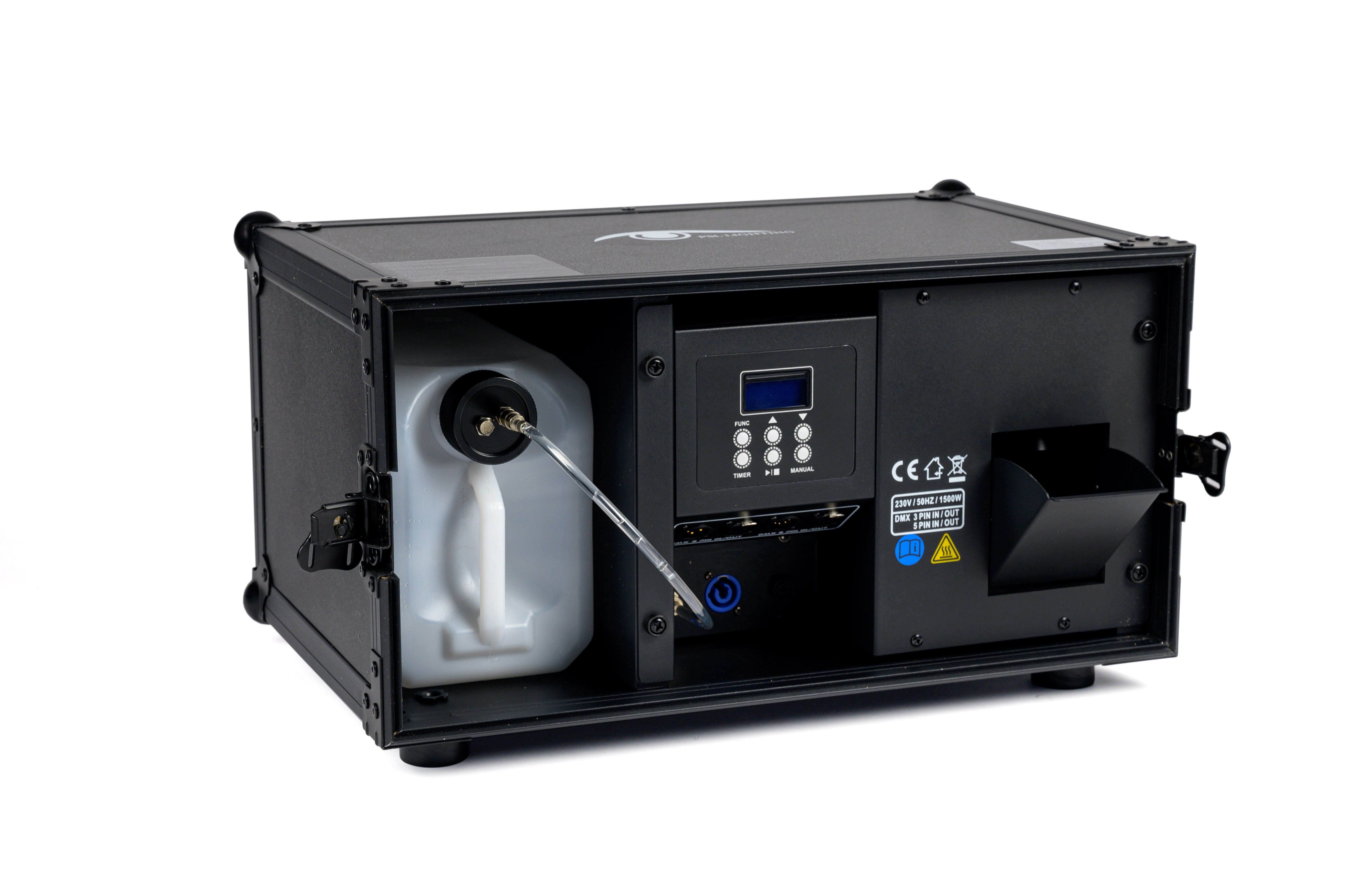 PSL Lighting PSL-HM1500 Генератор тумана. Объём бака для жидкости: 5 литров. Мощность: 1000 куб. м.
