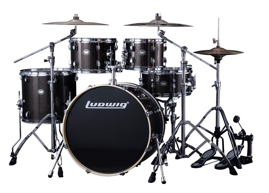 LEE52205 Element Барабанная установка, черная, 2 коробки, Ludwig