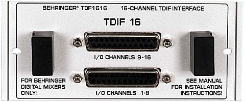 Behringer TDF1616  TDIF Интерфейс для пульта DDX 3216