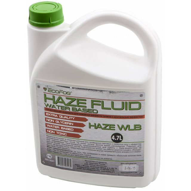 EF-HAZE-WLB Жидкость тумана для HAZE-машин, 4,7л EcoFog