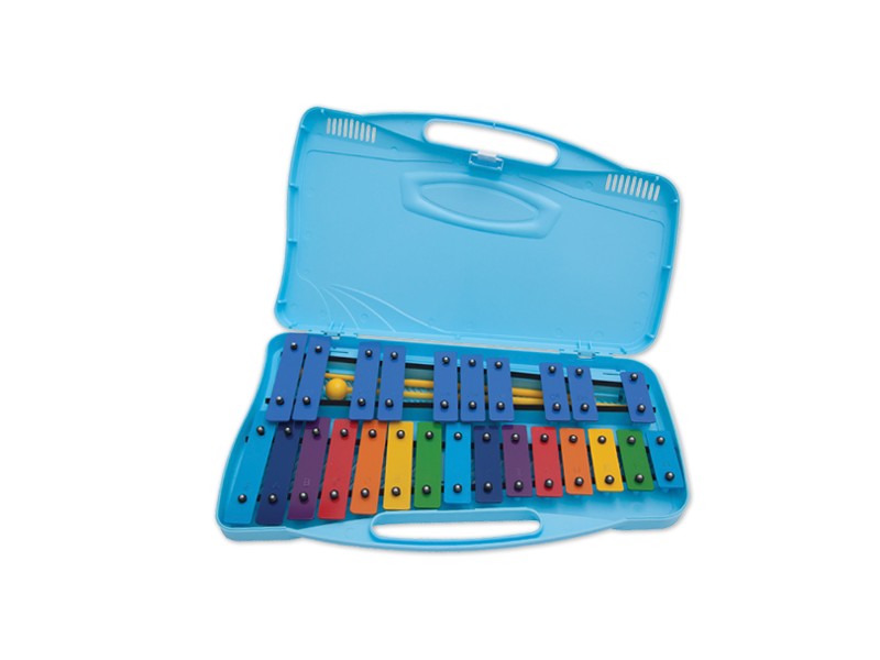 AG-25N2 Глокеншпиль, 25 брусков, синий футляр, Angel